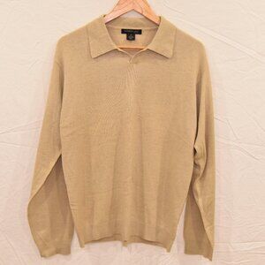 Kenneth Cole NY Silk & Cashmere Collard Sweater M